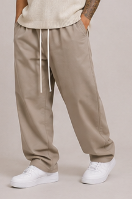 Pantalone Relaxed Beige