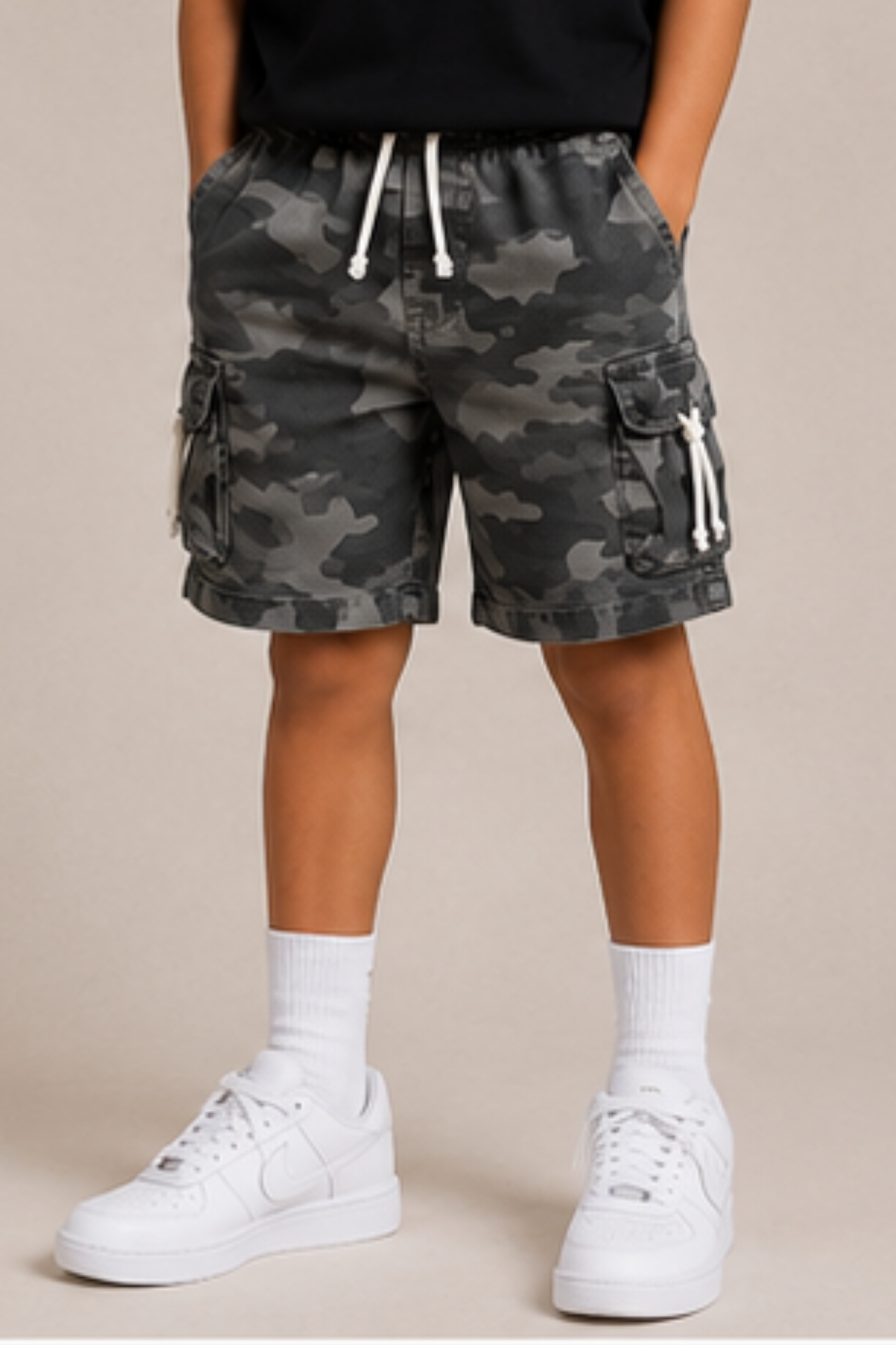 Cargo Shorts Camouflage Kids