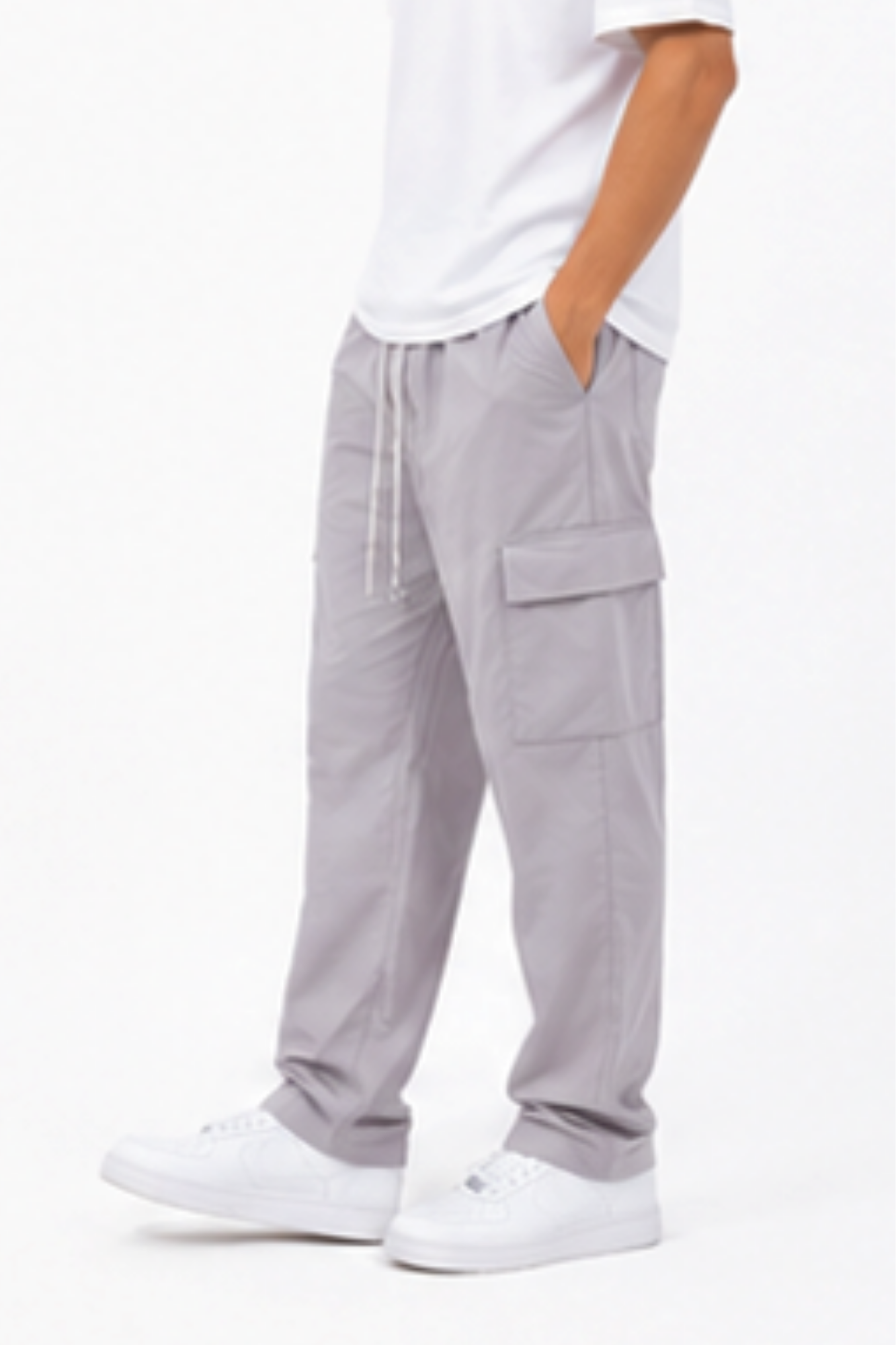 Cargo Pants Light Grey