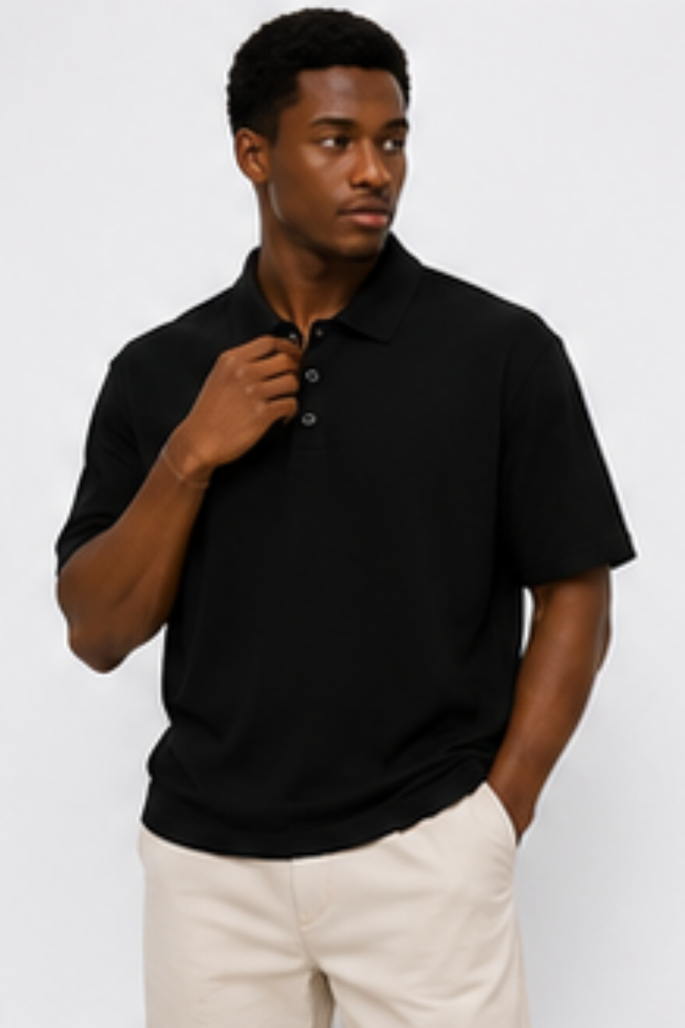 Ficko Essential Black Shirt