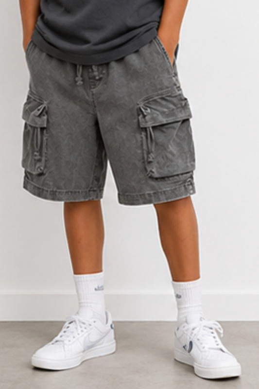 Cargo Shorts Grigio Kids