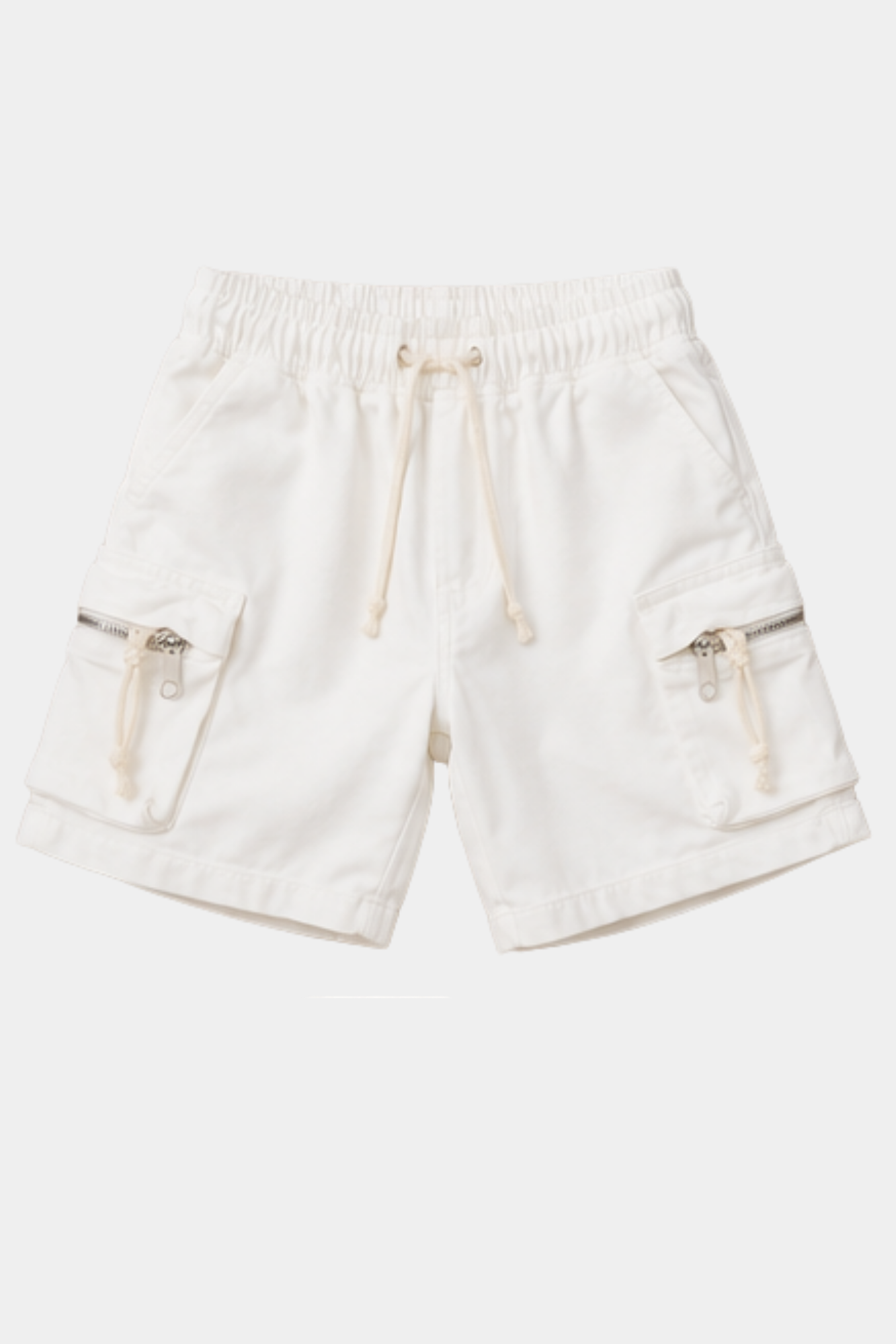 Cargo Shorts White Kids