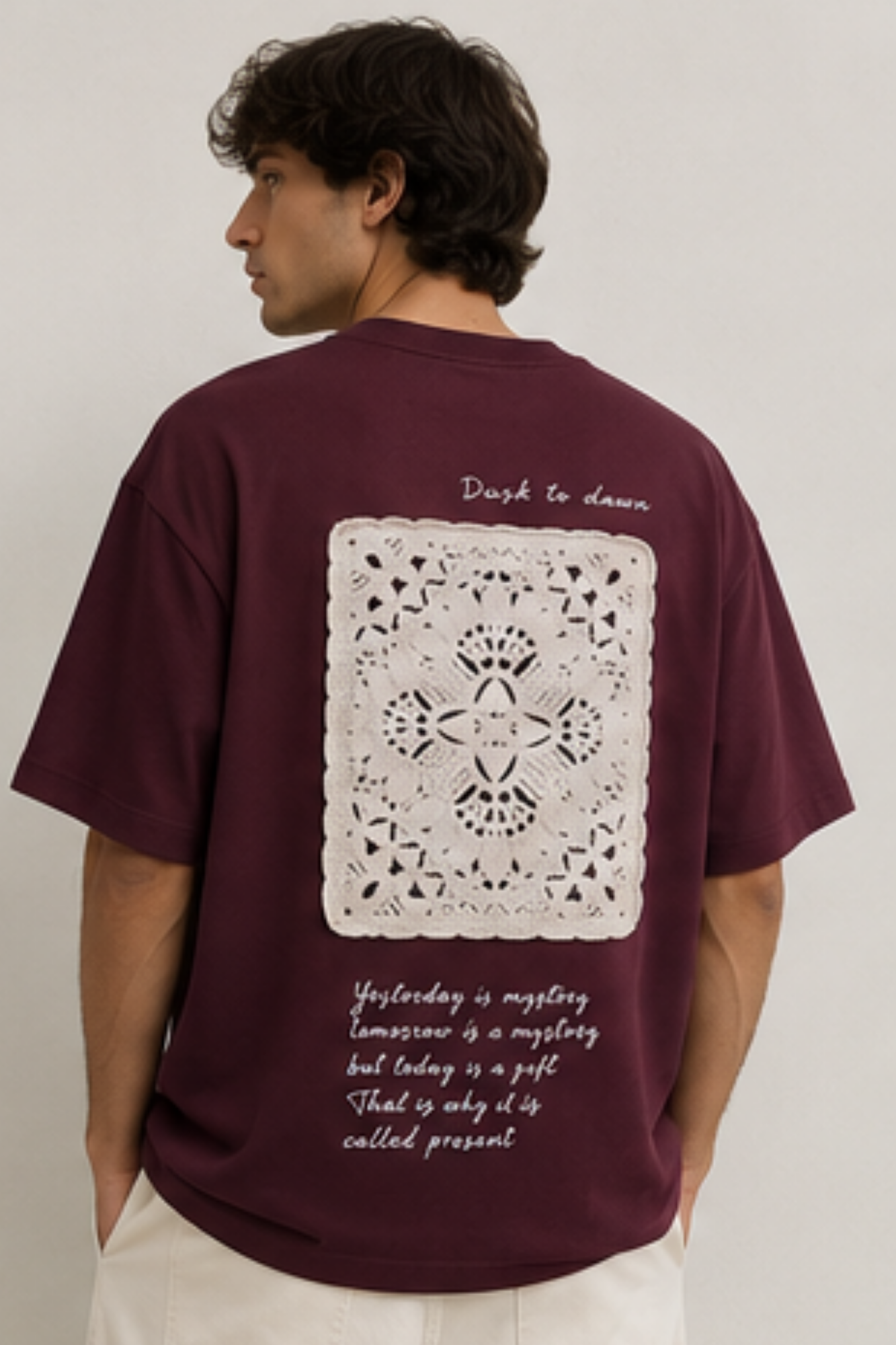 T-Shirt Dust Burgundy