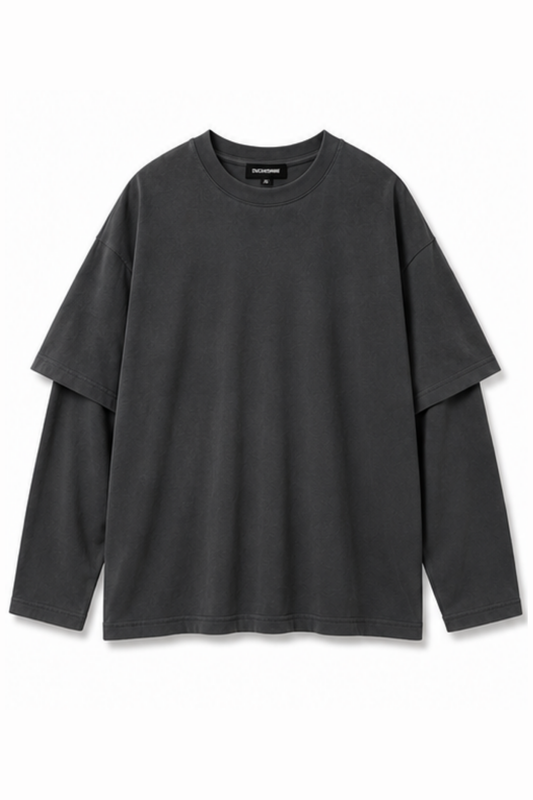 Layered Longsleeve Dark Washed