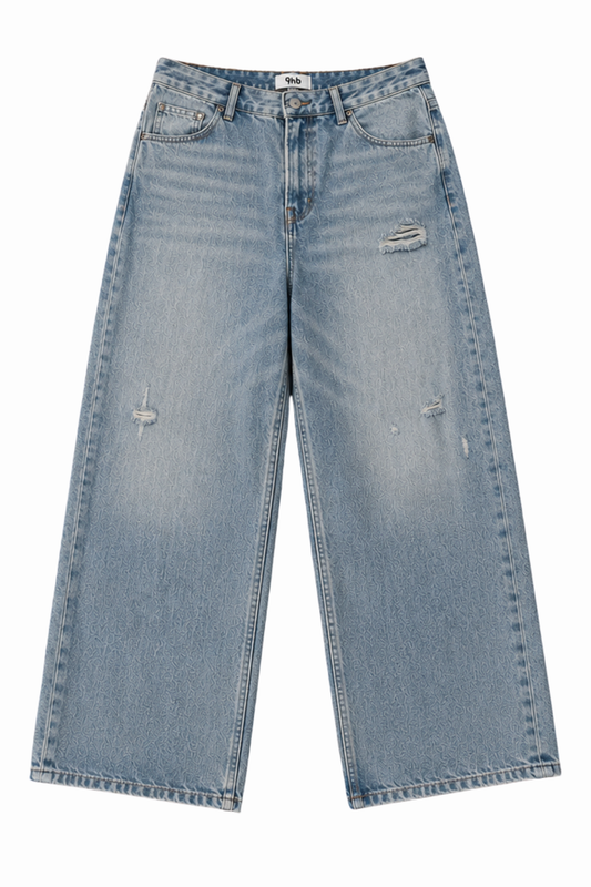 Light Blue Wide Denim