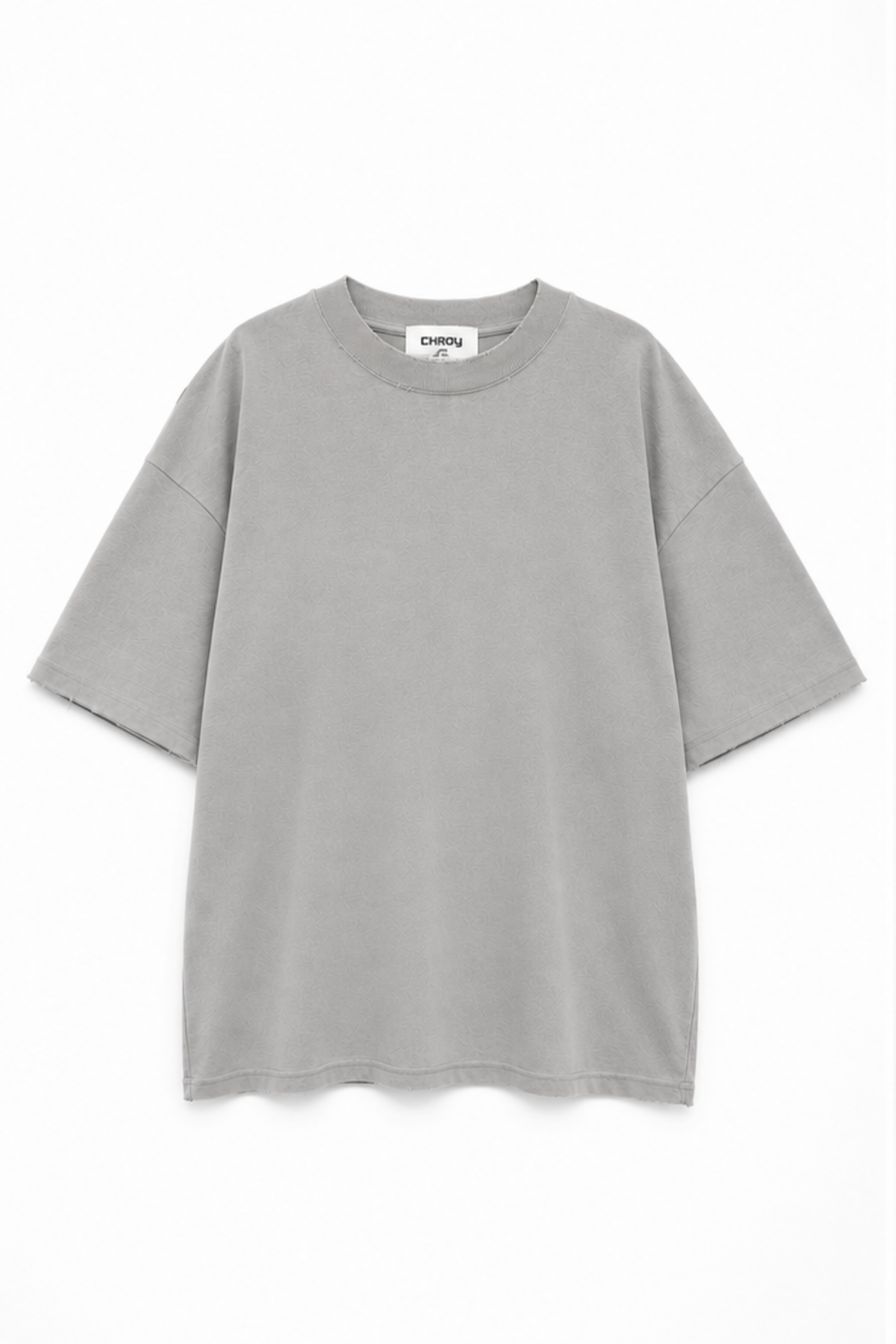 Chroy Oversized Essential Tee – Ice Grey