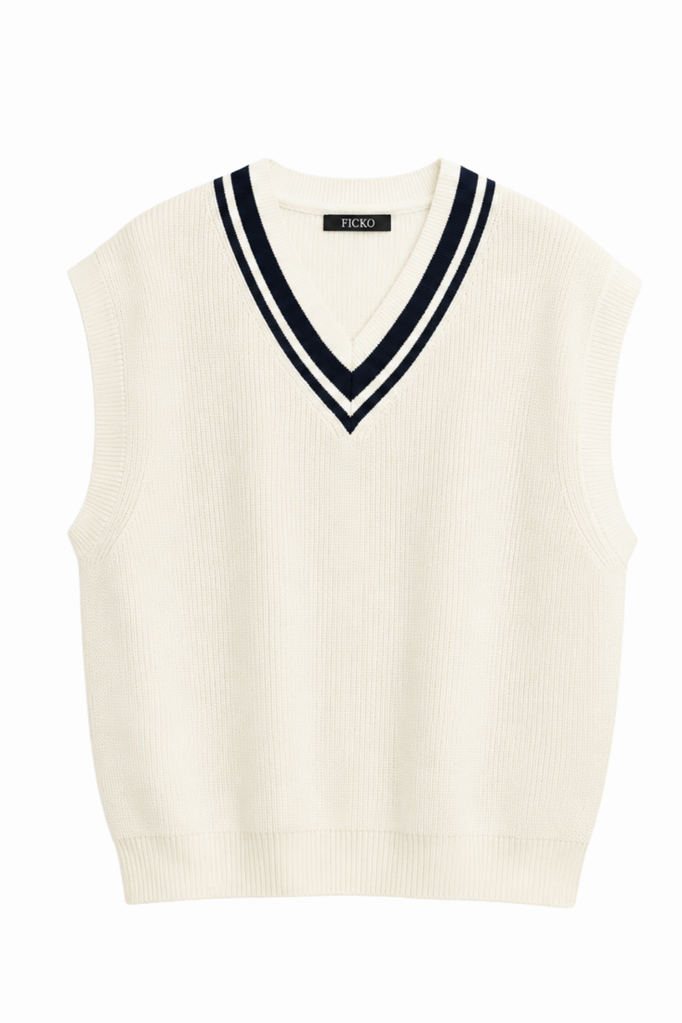 Gilet Bianco Scollo V