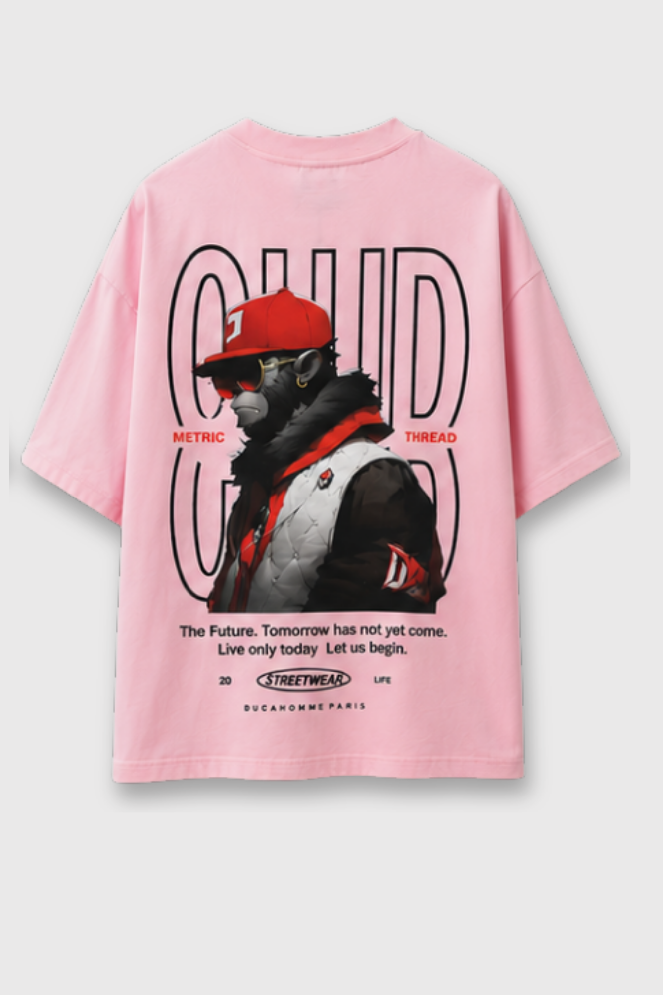 T-Shirt Rosa Gorilla Kids