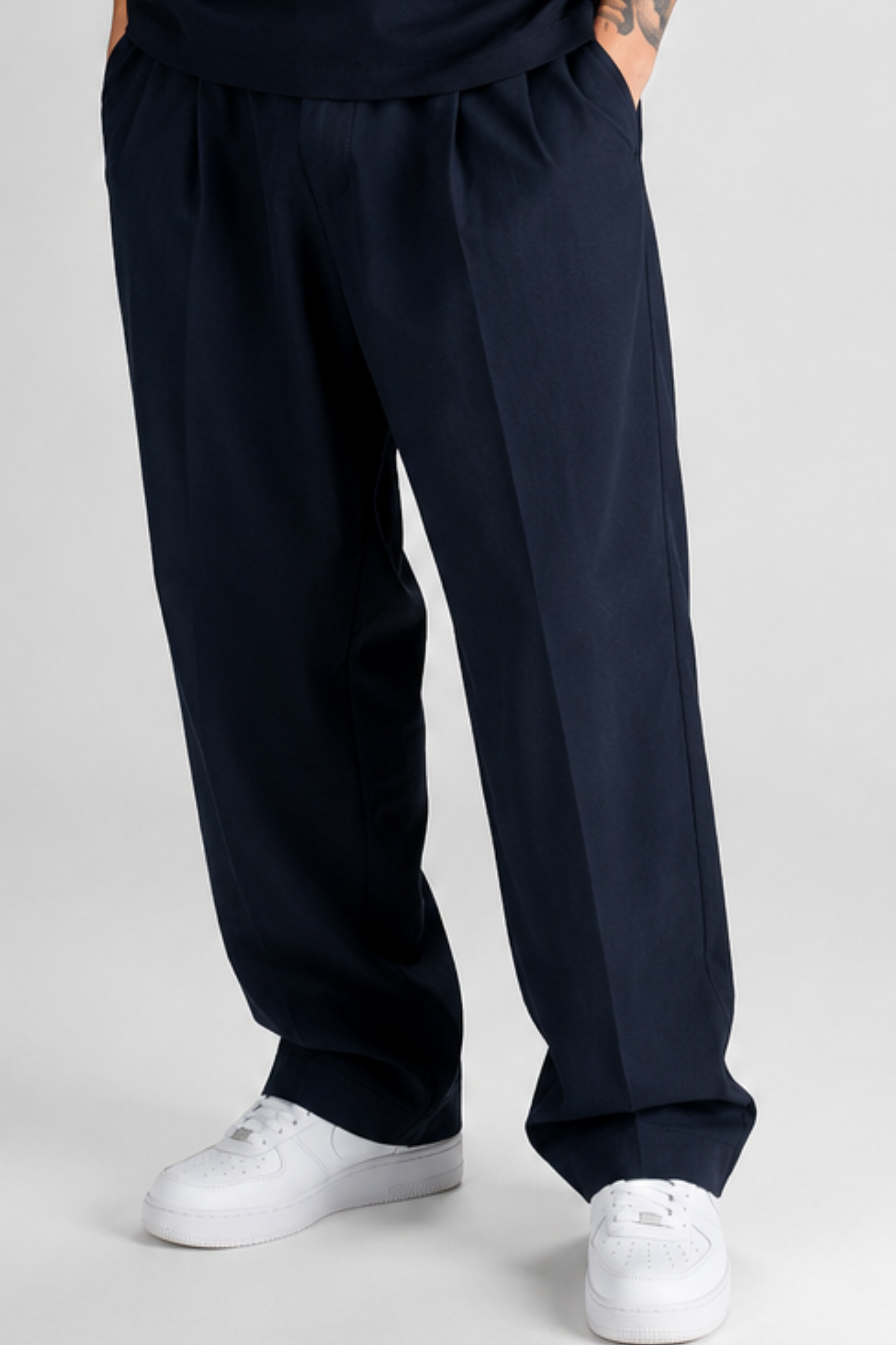Pantalone Relaxed Blu