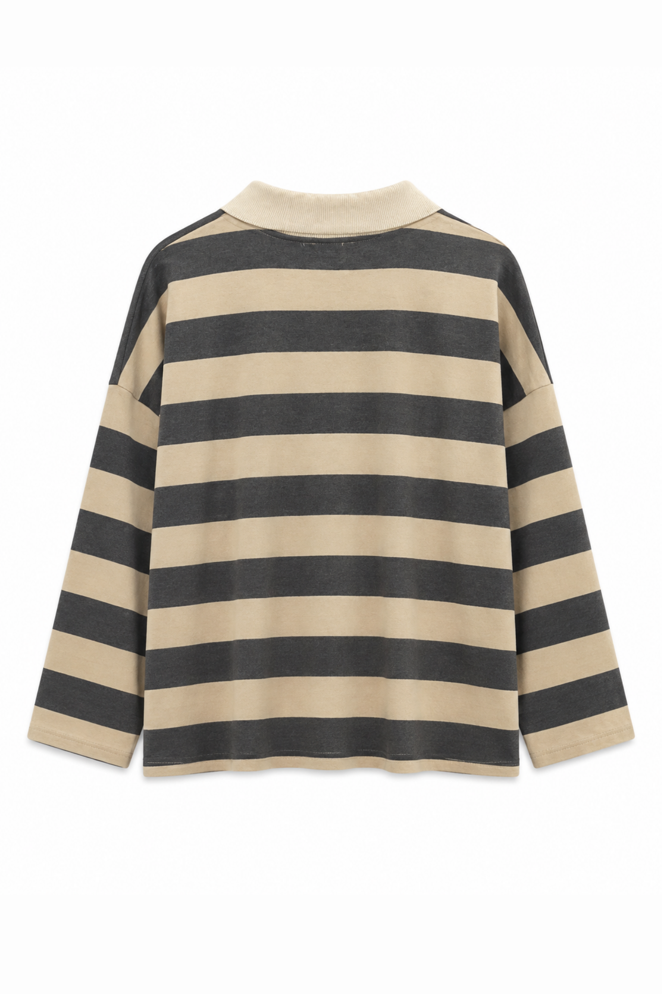 Maglia FICKO a righe – Sabbia/Grigio