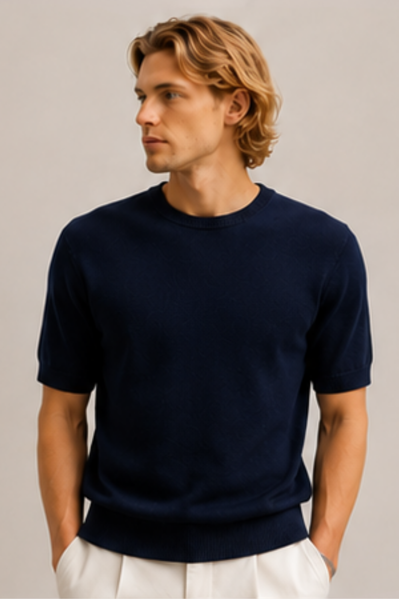 Essential Knit Navy