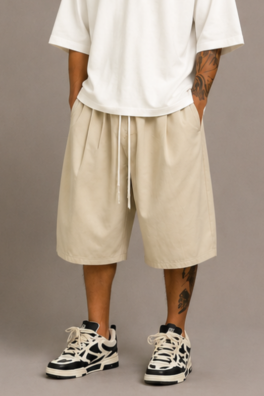Shorts Baloon Fit Beige