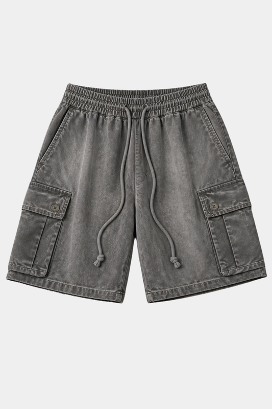 Cargo Shorts Washed Grey