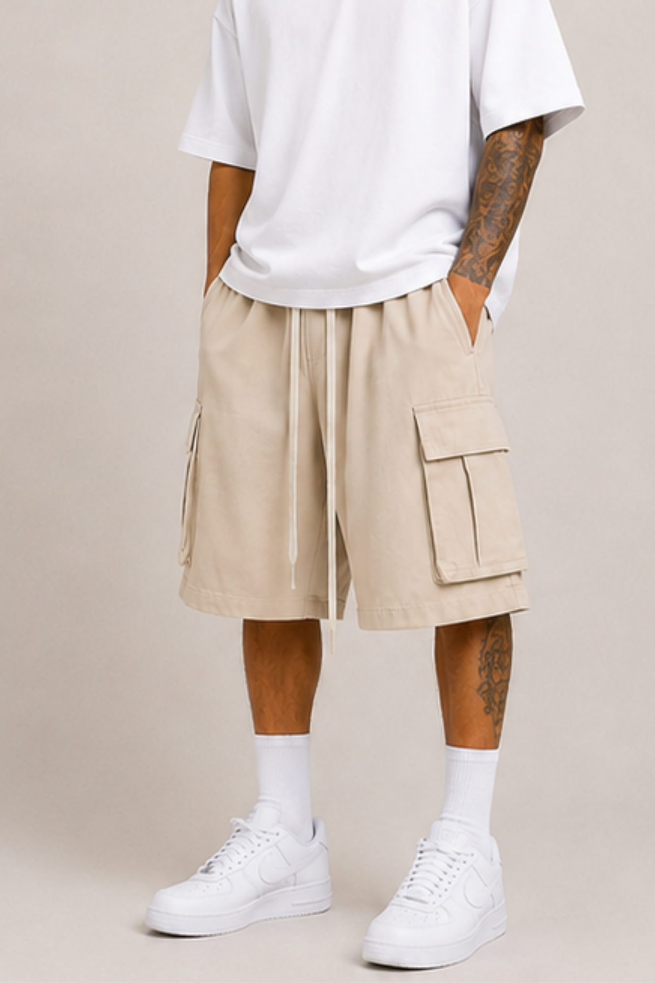 Cargo Shorts Beige