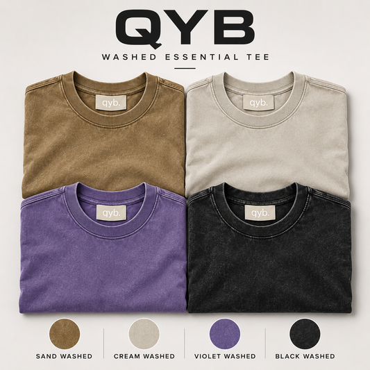 QYB Washed Essential Tee